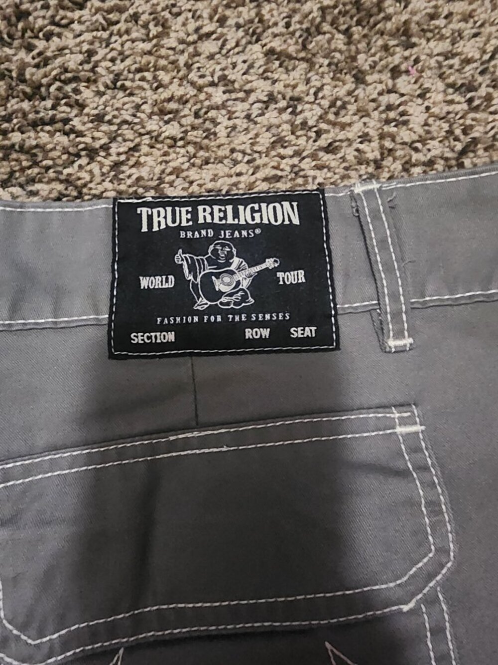 TRUE RELIGION CARGO SHORTS SIZE 34 SAME DAY SHIPPING BRAND NEW - Picture 6 of 8